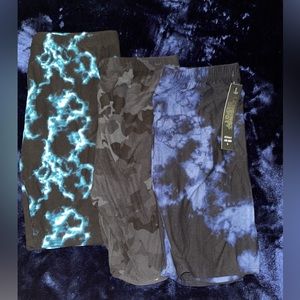 Set of 3 bike shorts- size Large